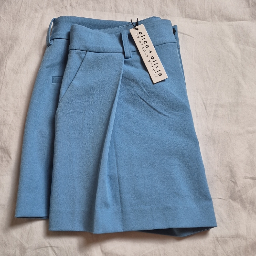 Alice + Olivia by Stacey Bendet Light Blue Shorts